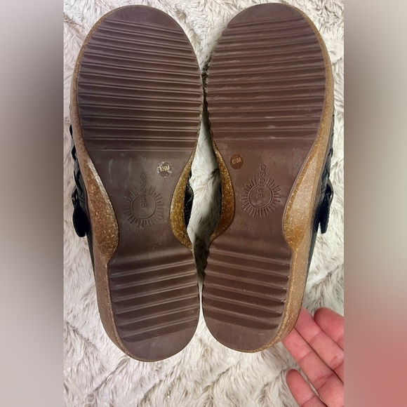 Brioso Jordyn Black Leather Braided Clogs Mules Women's Size 6.5 NWOT - Picture 7 of 7